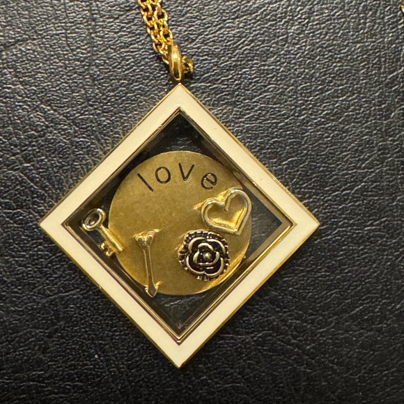 Jewelry - Gold Love Floating Charm Necklace